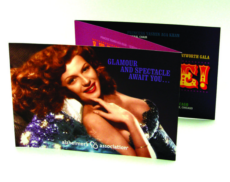 Custom gala invitation for AA used for event promotion and attendee engagement