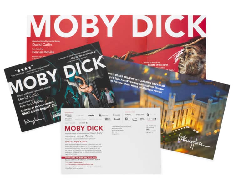 Custom direct mail campaign for Lookingglass used for audience engagement and response-driven marketing with postcard, self-mailer, and EDDM
