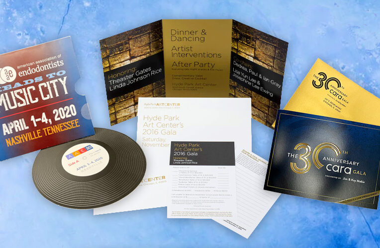 Creative Event Invitations printed by UnitedGMG