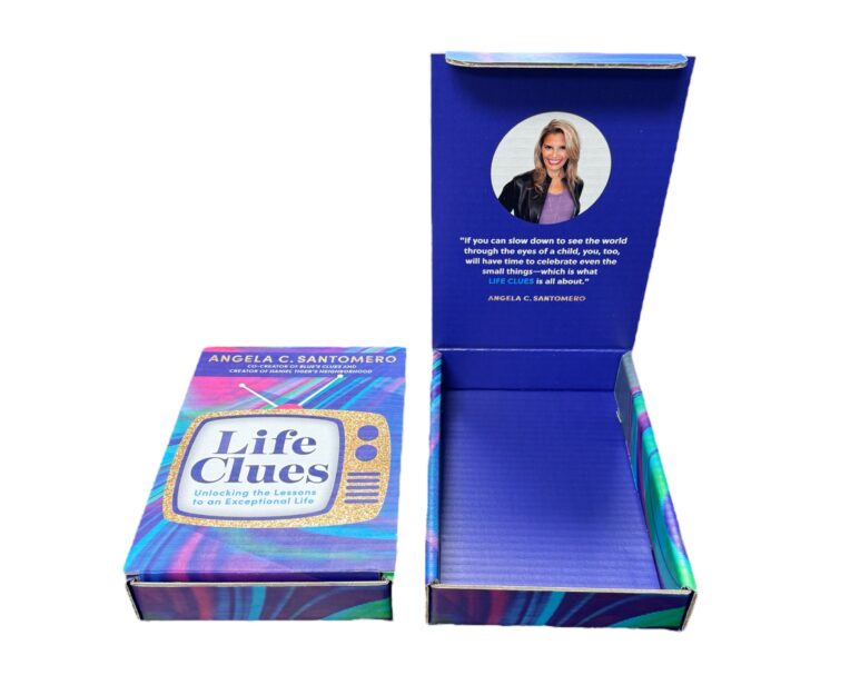 Custom top tuck box for Loyola Press used for product packaging and branded presentation