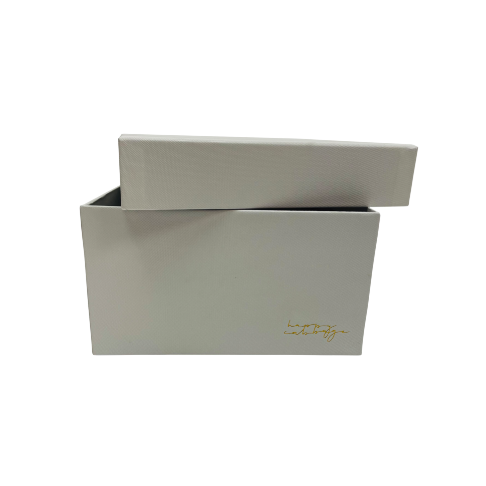 Custom two-part set up box for Happy Cabbage used for premium product packaging and presentation