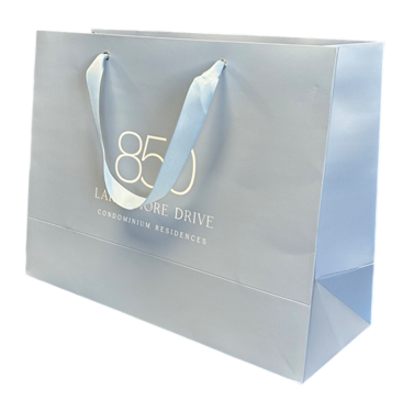 Custom tote bag for Crescent Heights featuring screen-printed branding and sturdy construction for events or promotional use