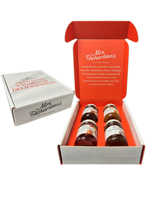 Mrs-Richardson-Influencer-Box-image Custom influencer box for Mrs. Richardson featuring full-color branding and insert for product presentation and gifting
