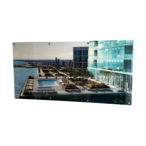 Custom acrylic sign for Magellan Development Group used for interior branding and professional signage