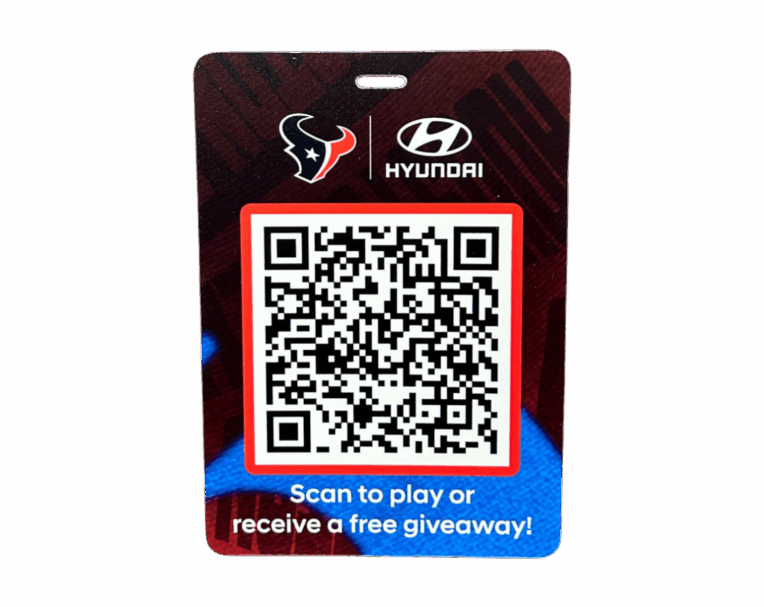 Custom branded lanyard for Hyundai featuring logo imprint and durable construction for events and promotions